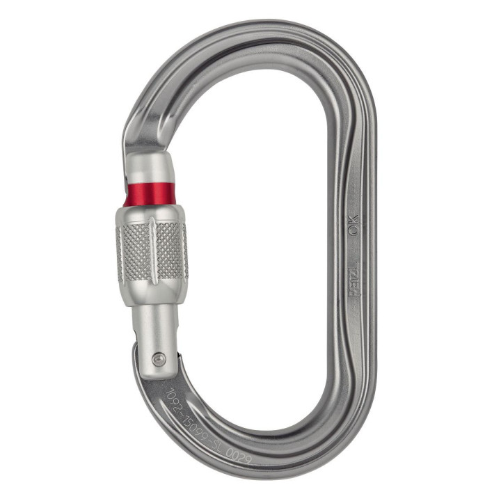 Овальный карабин Ok Screw-Lock Petzl